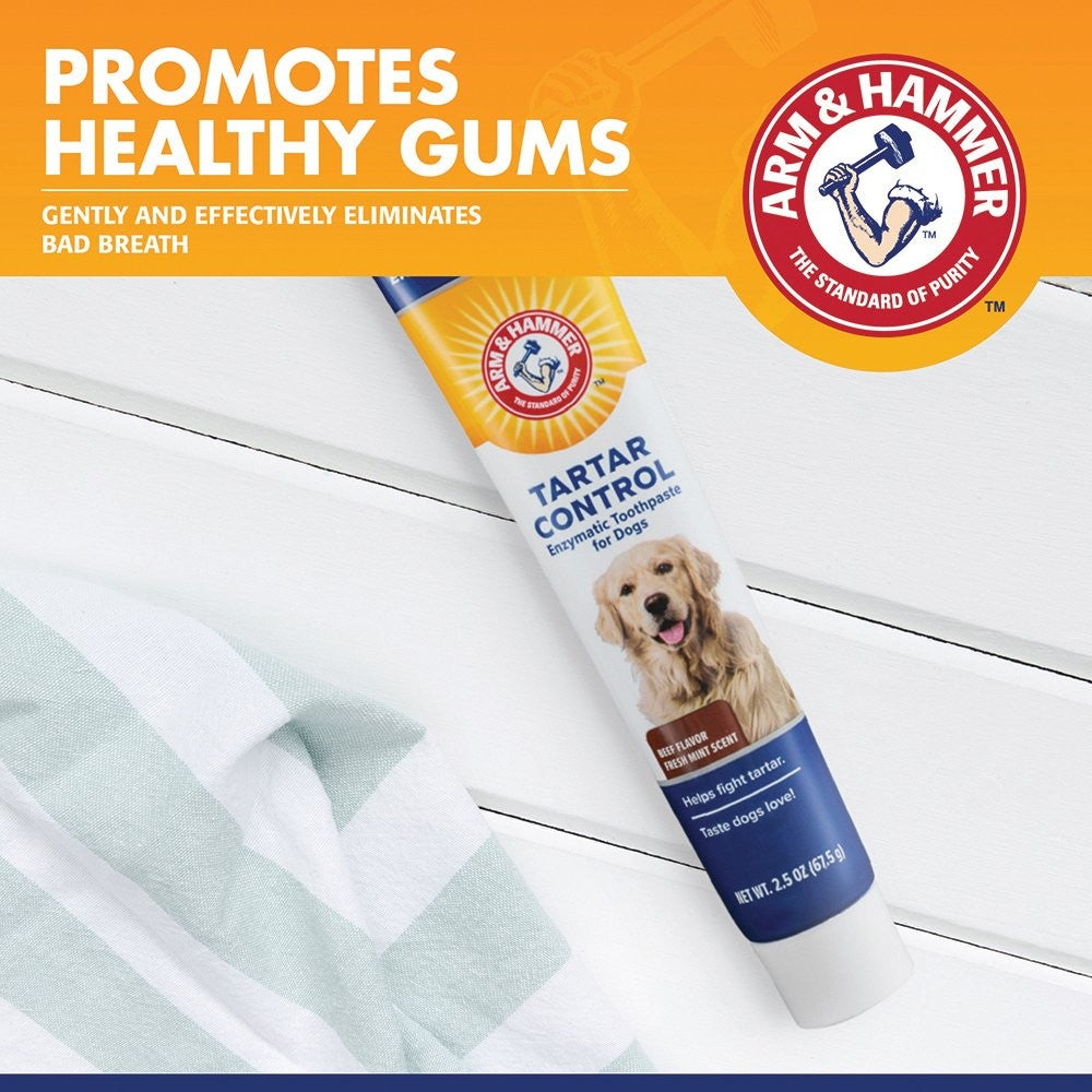 Arm & Hammer Tartar Control Enzymatic Toothpaste for Dogs Beef 70mL