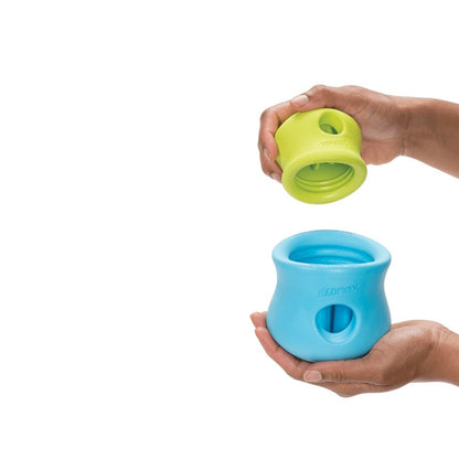 West Paw Toppl Treat Dispensing Wobbling Dog Toy & Food Bowl Granny Smith
