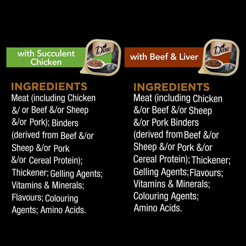 Dine Multipack Classic Collection Succulent Chicken & Beef and Liver 28 x 85g