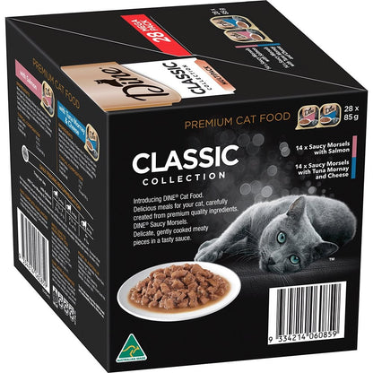 Dine Multipack Classic Collection Salmon Morsels & Tuna Mornay 28 x 85g
