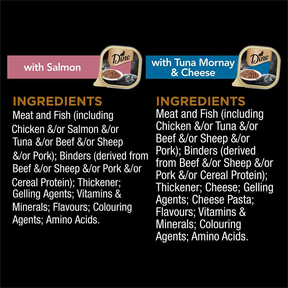 Dine Multipack Classic Collection Salmon Morsels & Tuna Mornay 28 x 85g