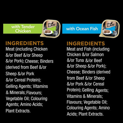 Dine Multipack Classic Collection Kitten Tender Chicken & Ocean Fish 28 x 85g