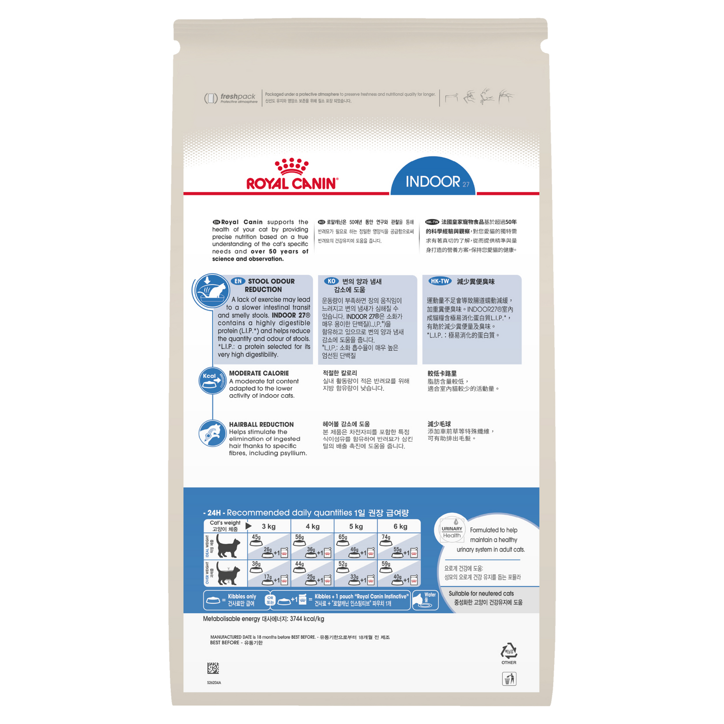 Royal Canin Indoor Cat Dry Food Bag