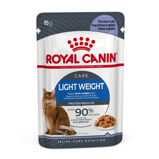 Royal Canin Light Weight Care Cat Wet Food Pouches in Jelly
