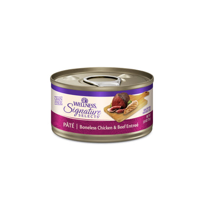 Wellness Core Signature Selects for Cats Boneless Chicken & Beef Entree Pate