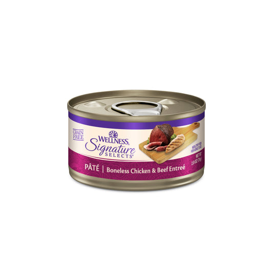 Wellness Core Signature Selects for Cats Boneless Chicken & Beef Entree Pate