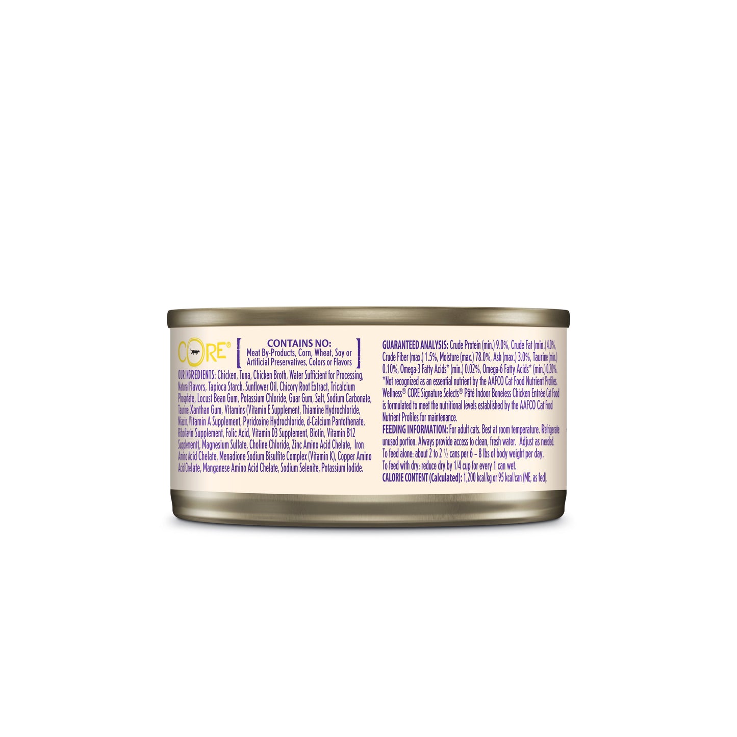 Wellness Core Signature Selects for Cats Indoor Boneless Chicken Entree Pate