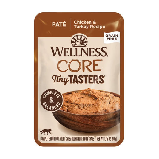 Wellness Core Tiny Tasters for Cats Smooth Pate Chicken & Turkey Recipe