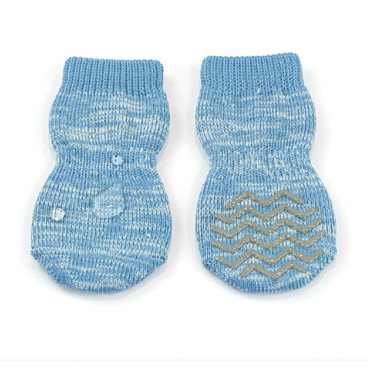 Zeez Hydrophobic Non-Slip Pet Socks Blue