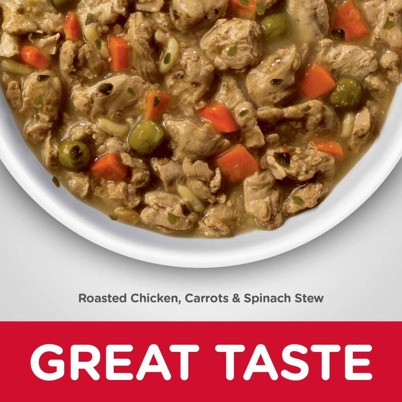 Hill's Science Diet Adult 7+ Healthy Cuisine Roasted Chicken, Carrots & Spinach Stew Canned Dog Food