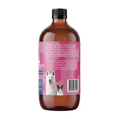 Ipromea Tummy Time Liquid Probiotics for Dogs and Cats 500ml