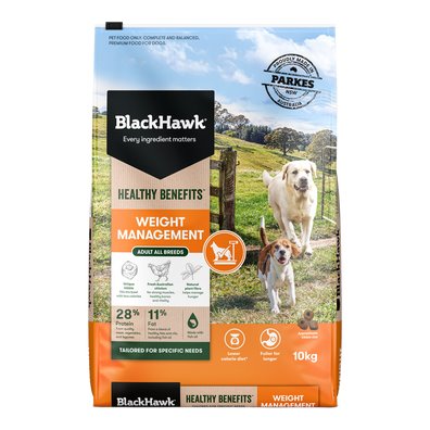 Black Hawk Healthy Benefits Weight Management Chicken Adult Dog Food