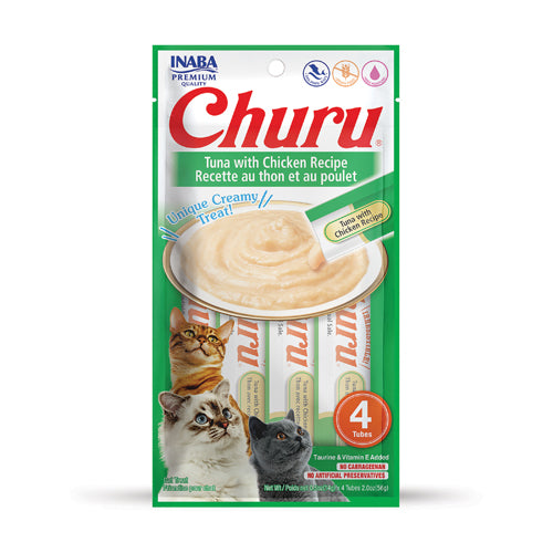 Inaba Churu Tuna with Chicken Recipe 4pk