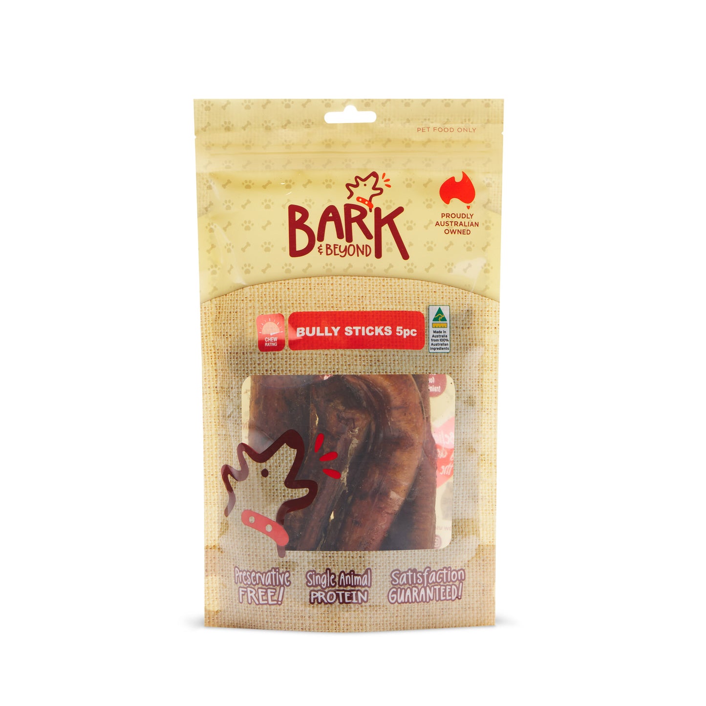 Bark & Beyond Bully Sticks 5 pieces