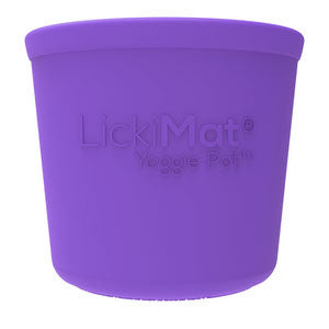 LickiMat Yoggie Pot Purple