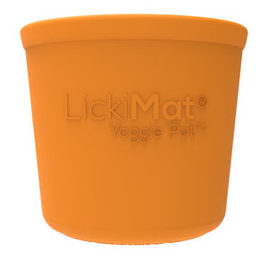 LickiMat Yoggie Pot Orange