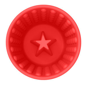 LickiMat Yoggie Pot Red