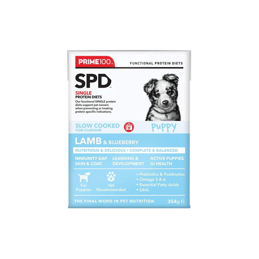 Prime100 SPD Slow Cooked Lamb & Blueberry Puppy