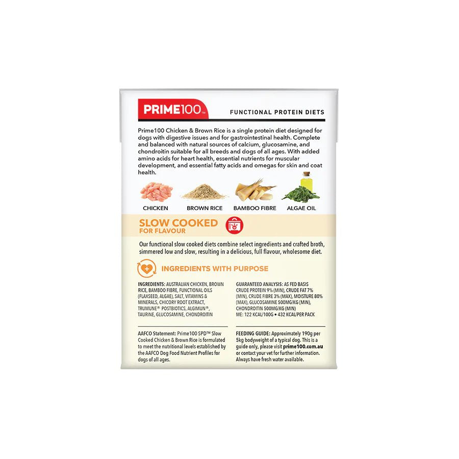 Prime100 SPD Slow Cooked Chicken & Brown Rice