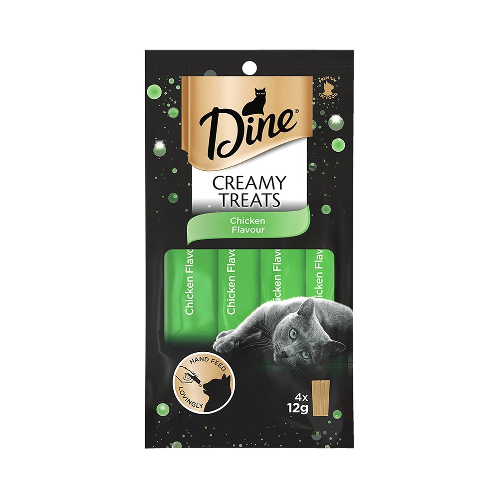 Dine Creamy Treats Chicken Flavour 4 x 12g