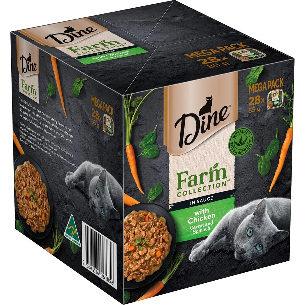 Dine Farm Collection Chicken with Carrot & Spinach