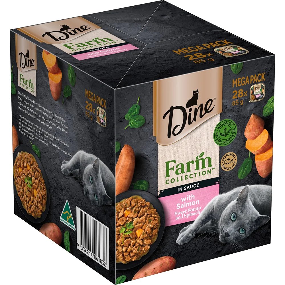 Dine Farm Collection Salmon with Sweet Potato & Spinach