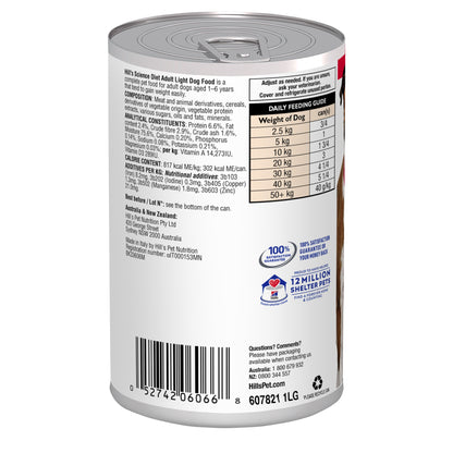Hill's Science Diet Adult Light Canned Dog Food