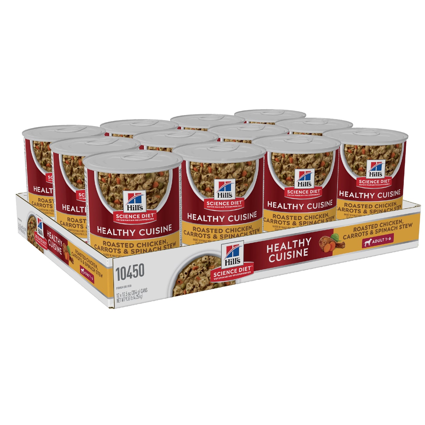 Hill's Science Diet Adult Healthy Cuisine Chicken & Carrort Stew Canned Dog Food