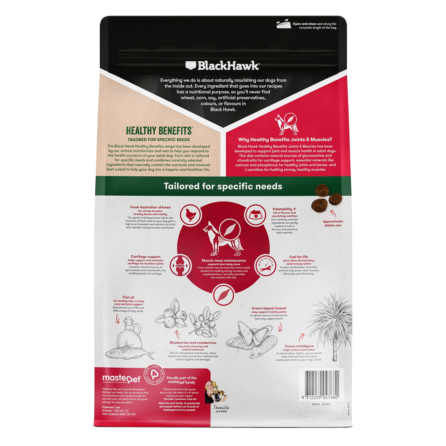 Black Hawk Healthy Benefits Joints & Muscles Chicken Adult Dog Food
