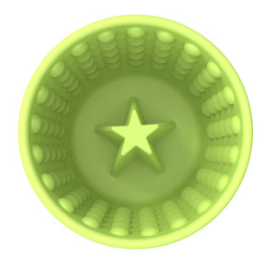 LickiMat Yoggie Pot Green