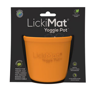 LickiMat Yoggie Pot Orange