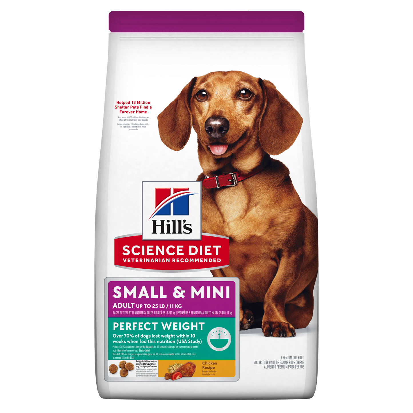 Hill's Science Diet Adult Perfect Weight Small & Mini Chicken Recipe Dry Dog Food