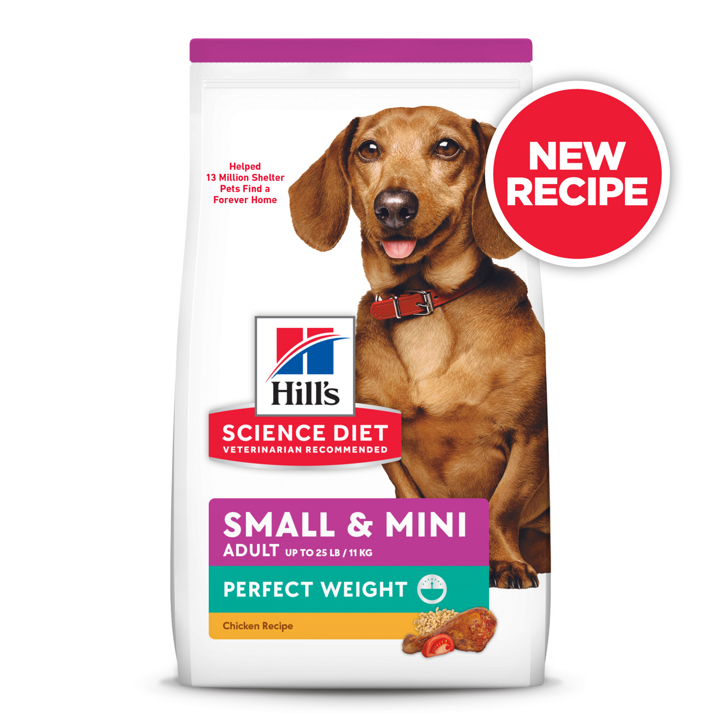 Hill's Science Diet Adult Perfect Weight Small & Mini Chicken Recipe Dry Dog Food