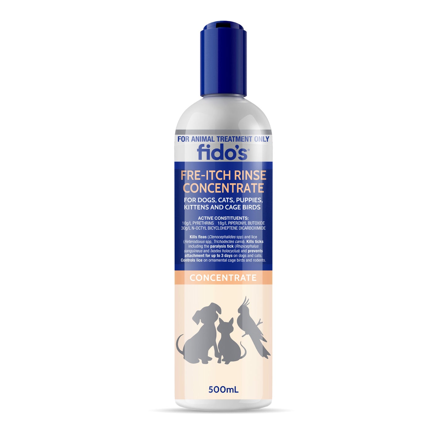 Fido's Fre-Itch Rinse Concentrate For Dogs & Cats