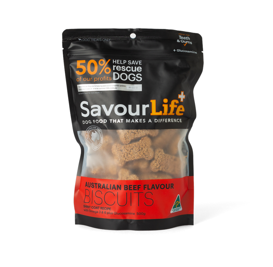 SavourLife Australian Beef Flavour Biscuits 500g