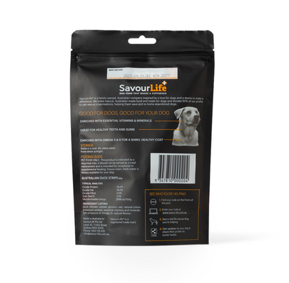 SavourLife Australian Duck Strips 150g