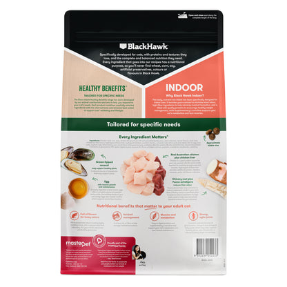 Black Hawk Healthy Benefits Adult Indoor Chicken Cat Food