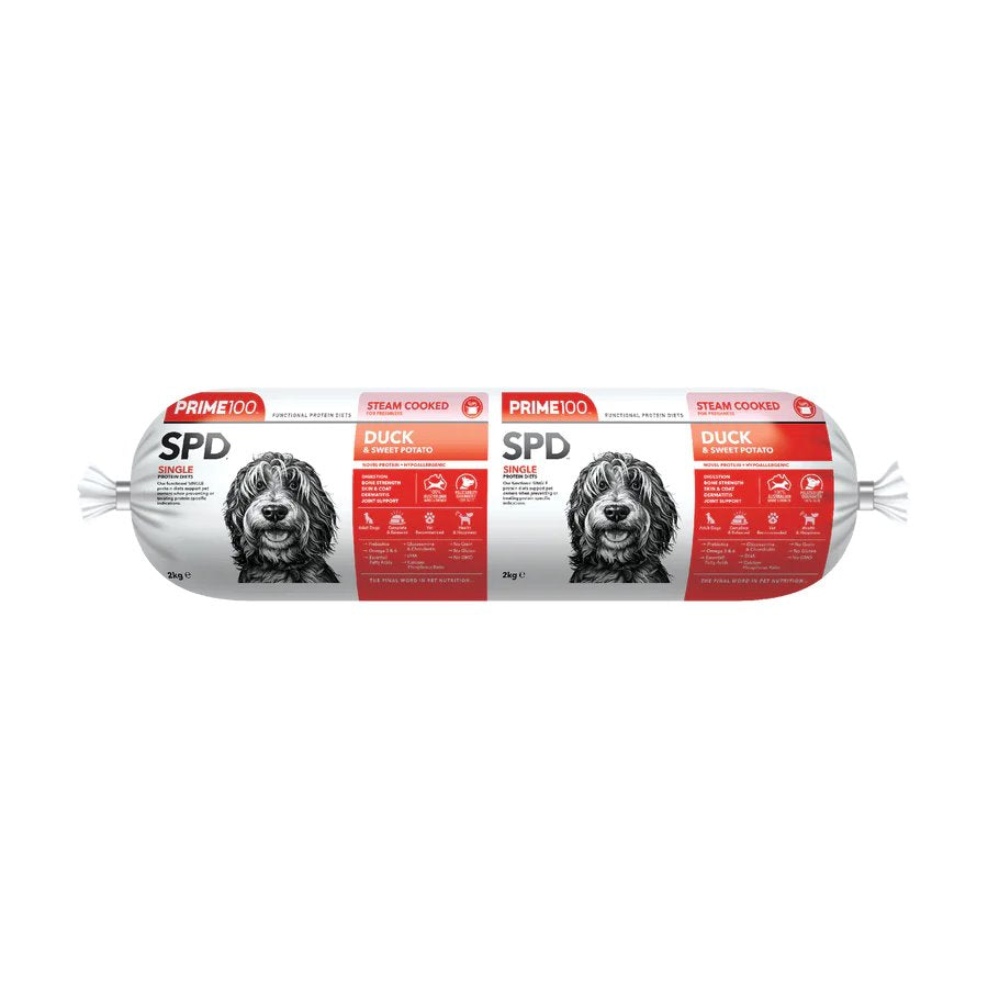 Prime100 SK-G SPD Duck & Sweet Potato Roll 2kg