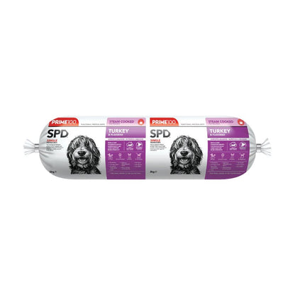 Prime100 SK-G Turkey & Flaxseed Dog Food Roll