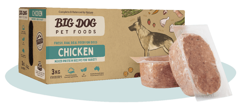 Big Dog Chicken Raw Dog Food (12x250g/3kg)