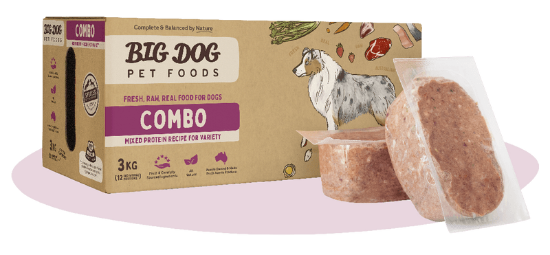 Big Dog Combo Raw Dog Food (12x250g/3kg)
