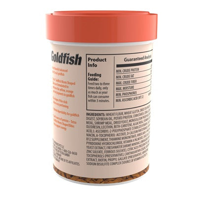 Tetra Goldfish Worm Shaped Bites 69g