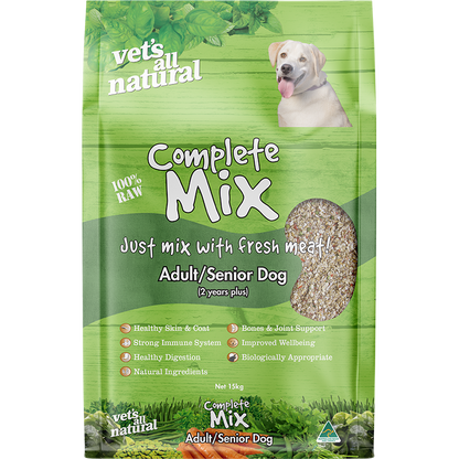 Vet's All Natural Complete Mix for Adult & Senior Dogs