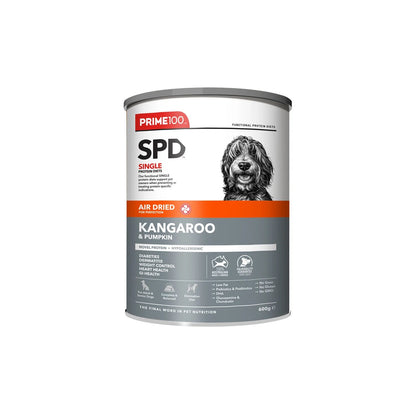 Prime100 SPD Air Dried Kangaroo & Pumpkin for Adult Dogs