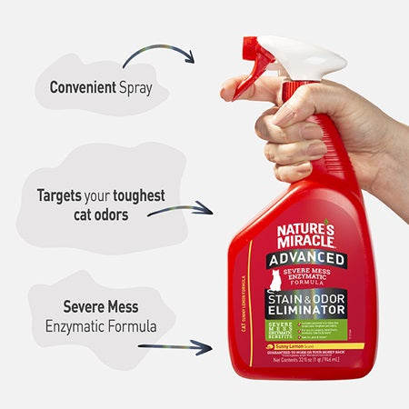 Nature's Miracle Advanced Stain & Odor Eliminator Sunny Lemon Scented