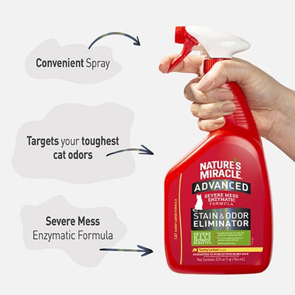 Nature's Miracle Advanced Stain & Odor Eliminator Sunny Lemon Scented