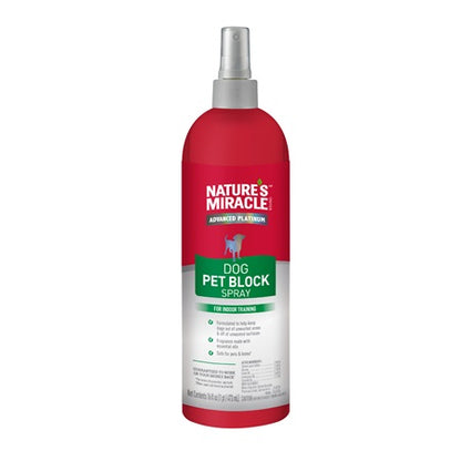 Nature's Miracle Advanced Platinum Pet Block Repellent Spray