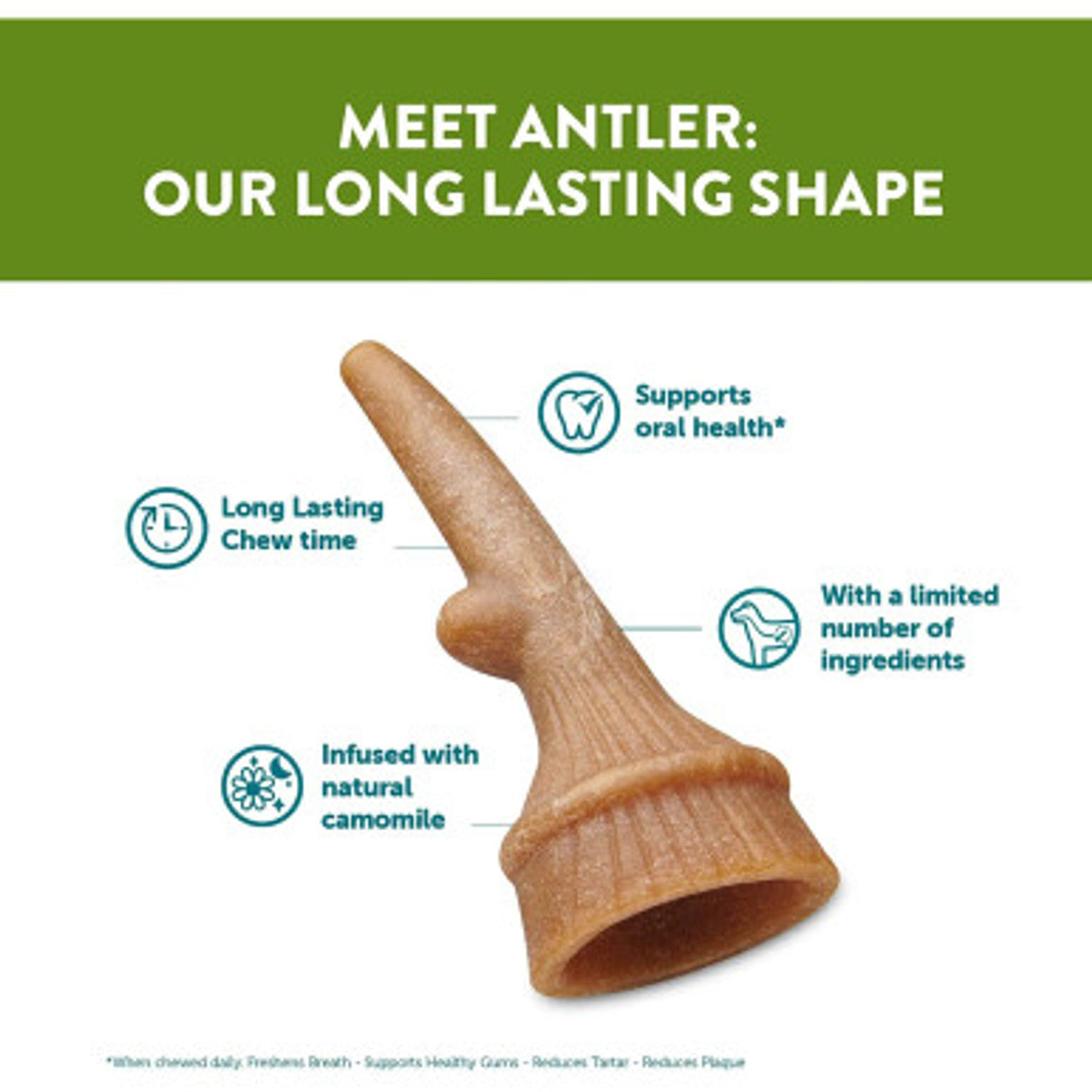 Whimzees Occupy Antler Large