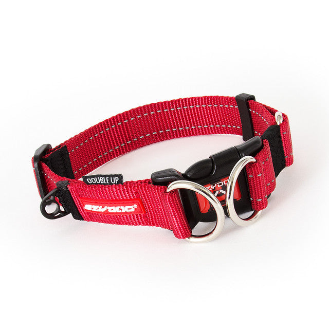 EzyDog Double Up Collar Red