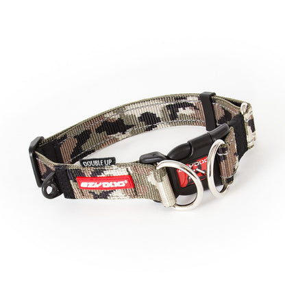 EzyDog Double Up Collar Green Camo